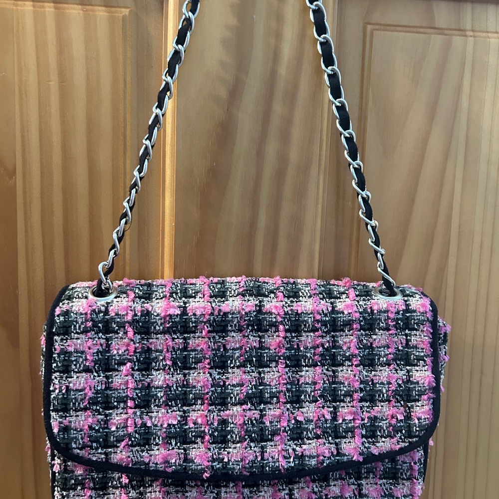 Y2K Vintage Women’s Handbag Tweed Designer Inspired